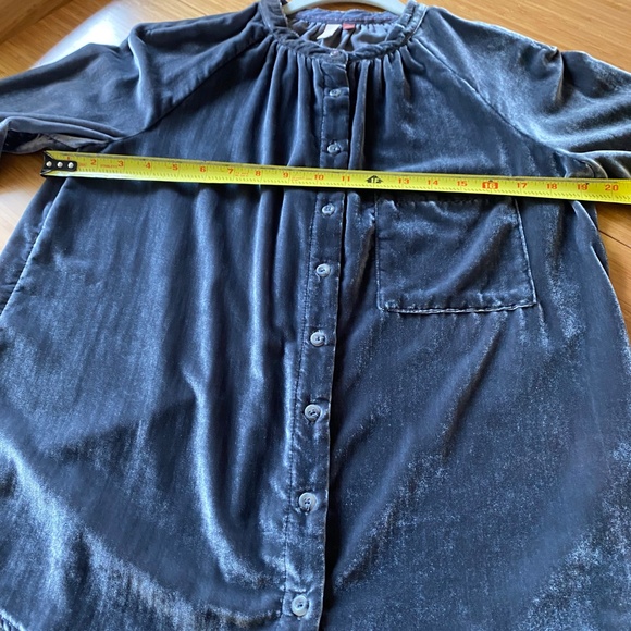 Pilcro Velvet Shirt - Picture 4 of 6